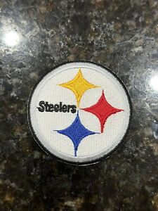 Pittsburgh Steelers Logo Embroidered 2.5” Round Iron-On Sew-On Patch