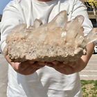 15.6LB Large Natural White Clear Quartz Crystal Cluster Mineral Rock Stone Heali