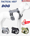 Tactical Dog Harness with Handle Pull Large Military Dog Vest US Working Dog