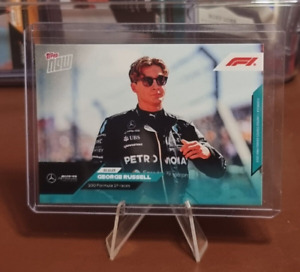2023 Topps Now F1 #42 George Russell - 100 F1 races - Mercedes-AMG PETRONAS