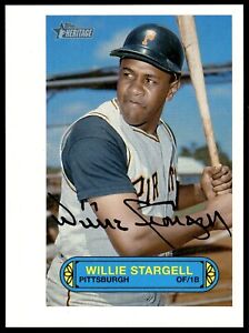 2022 Heritage 1973 Pin-Ups Box Toppers Willie Stargell Pirates #73PU-33