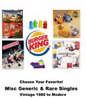 Burger King Generic Toys & Singles-Pick!