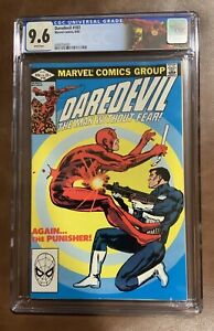 Daredevil #183 CGC 9.6 White Pages 1982 Punisher Appearance. Custom Label
