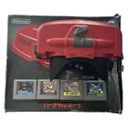 Nintendo Virtual Boy Console Japanese w/Accessories and 4 Games Good Condition