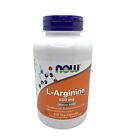 Now Foods L-Arginine 500 mg Amino Acid - 250 Capsules - Best By 06/2026