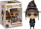 Funko Pop Harry Potter w/ Sorting Hat Figure w/ Protector (SPECIAL EDITION)