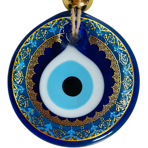 Glass Floral Evil Eye Large Wall Hanging Handmade  Home Decor  Ornaments