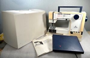 Husqvarna Viking 150 Sewing Machine w Hard Case, Foot Controller, Manual -TESTED