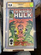 Incredible Hulk #315 CGC 9.8 NM/MT, John Byrne, SS Signed by Lou Ferrigno!