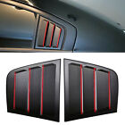 Rear Side Window Blinds Louver Cover Accessories For Dodge Charger 2011-2023 (For: Dodge Charger)