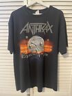 Vintage Anthrax Persistence Of Time XL T Shirt US Thrash Metal Crossover HC RARE