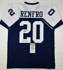 Mel Renfro Autographed HOF 96 Dallas Cowboys Throwback Jersey JSA Authenticated