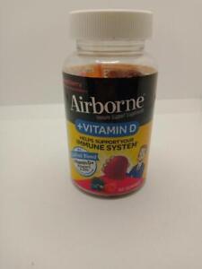 *PICS* Airborne 180mg Vitamin C + Vitamin D with Zinc Gummies for Adults, Immune