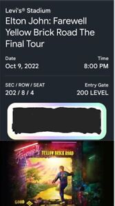 Elton John concert tickets (2 for $400.00)