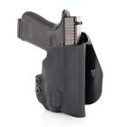 OWB KYDEX PADDLE HOLSTER for Handguns with a OLIGHT BALDR S - MATTE BLACK