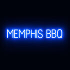 SpellBrite MEMPHIS BBQ Sign | Neon Sign Look, LED Light | 39.8
