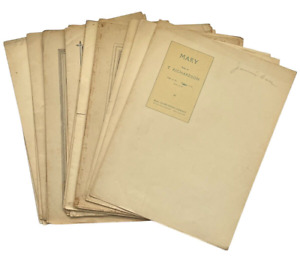 Antique Sheet Music 20 Piece Lot Large Format Plain Covers 1883-1916