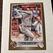 2022 Topps Series 1 Shohei Ohtani Gold Parallel /2022 #1 Angels