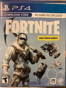 Fortnite Deep Freeze 2018 Bundle For PlayStation 4 BOX ONLY