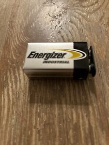 2 Energizer 9v Industrial Alkaline Batteries Exp 2028 Or Better