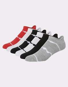 Hanes Heel Shield Socks 6 Pack Originals Men Moisture Wicking 3 Colors to choose