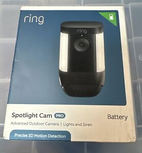 Ring Spotlight Cam Pro, Battery - Black