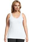 Just My Size Stretch Jersey Cotton Lace Trim Women Camisole Top Cami Plus Size