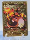 Pokemon Charizard Vmax Gold Foil Art Fan Card HP 350 143/293 PACK FRESH