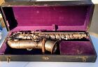 New Listing1910 Buescher Tenor True Tone Low Pitch Saxophone brass