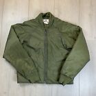 Vtg Y2K VF Imagewear Jacket Liner Quilted 3M Thinsulate Green Army Mens SMALL