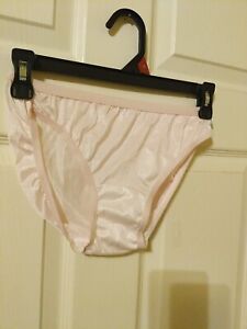 Vintage Satin 100% Nylon Bikini Panties Size 5