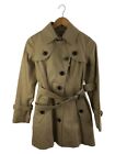 BURBERRY BLUE LABEL Trench coat Beige Check Belted Women Size 38/M Used