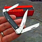Kershaw Brandywine Black G10 Handles 3 Blade Stockman Folding Pocket Pen Knife