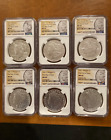 2021 Morgan / Peace Dollar 6 Set- NGC MS69 Privy P D S O CC First Day Issue RARE