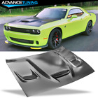 Fits 08-23 Dodge Challenger Hellcat Style Aluminum Hood Scoop w/ Air Intake Vent (For: 2015 Challenger)