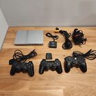 New ListingSony PS2 Silver Slim Console SCPH-77001, 1  PS Controller 2 Non PS-Cables-Tested