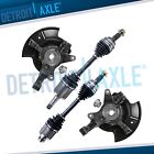 4pc FWD Front Steering Knuckles Wheel Hubs CV Axles for 2007-2010 Ford Edge MKX (For: Lincoln)