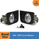 FL7007 Kit Front Pair Fog Lights Bumper Lamps Clear Fits 06-09 Toyota 4Runner (For: 2006 Toyota 4Runner)