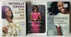 MICHELLE OBAMA ~ Lot of 3 books ~ Becoming, Light We Carry