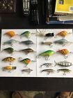 Assorted Fishing Lures Lot Branded + Unbranded Lot Of 20 Used