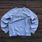Grey Vintage University San Diego College Crewneck Sweatshirt Hoodie