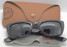 Authentic Ray Ban RB-2132 55-18 NEW WAYFARER Shiny Black W/case- pre-loved NICE