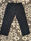 Vintage Carhartt Double Knee Canvas Workwear Carpenter Pants Made In USA 38x30