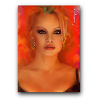 Pamela Anderson #104 Art Card Limited 3/50 Edward Vela Signed (Movies Actress)