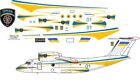 BSmodelle 720307 - 1/72 Antonov An-74 Ukraine Ministry of Internal Affairs decal