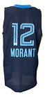 Ja Morant Memphis Signed Navy Blue Basketball Jersey BAS