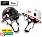 Full Brim Hard Hats Construction OSHA Approved with Clear Visor -High material