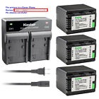 Kastar Battery AC Rapid Charger for Panasonic VBK360 HDC-SD90 HDC-SD90EB-W-2012