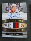 2018-19 THE CUP MARKS STONE SP-ST #ed 25/25 SIGNATURE MATERIALS PATCH AUTO
