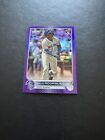 2022 Topps Chrome Update Julio Rodriguez Purple Refractor Rookie RC #USC150